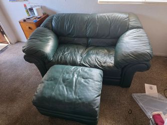 Loveseat and ottoman FREE