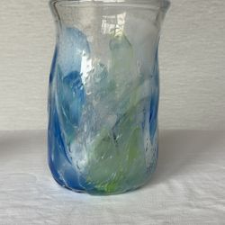 Hand Blown Glass Vase