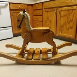 Wooden Rocking Horse