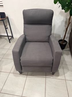 Grey Power Recliner