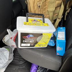 Like new XL fishing cast net