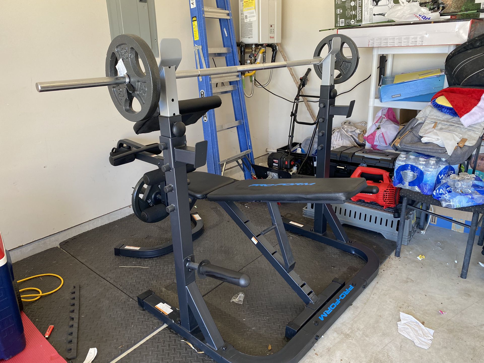 Pro Foam Weight Bench And Weight 
