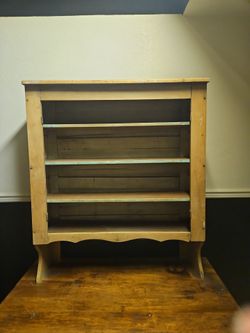 Antique cabinet shelf