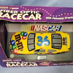  Ken Schrader #36 M&M's 2000 Riddell 1:24 Fiber Optic Race Car.