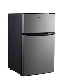 Brand New Stanless Steel Whirlpool Mini Fridge