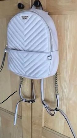 Victoria's Secret V-Quilt City Mini Backpack Light Pink