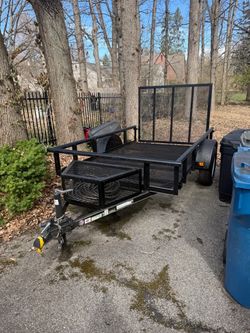 Lowe’s 5.5x9 cargo utility trailer