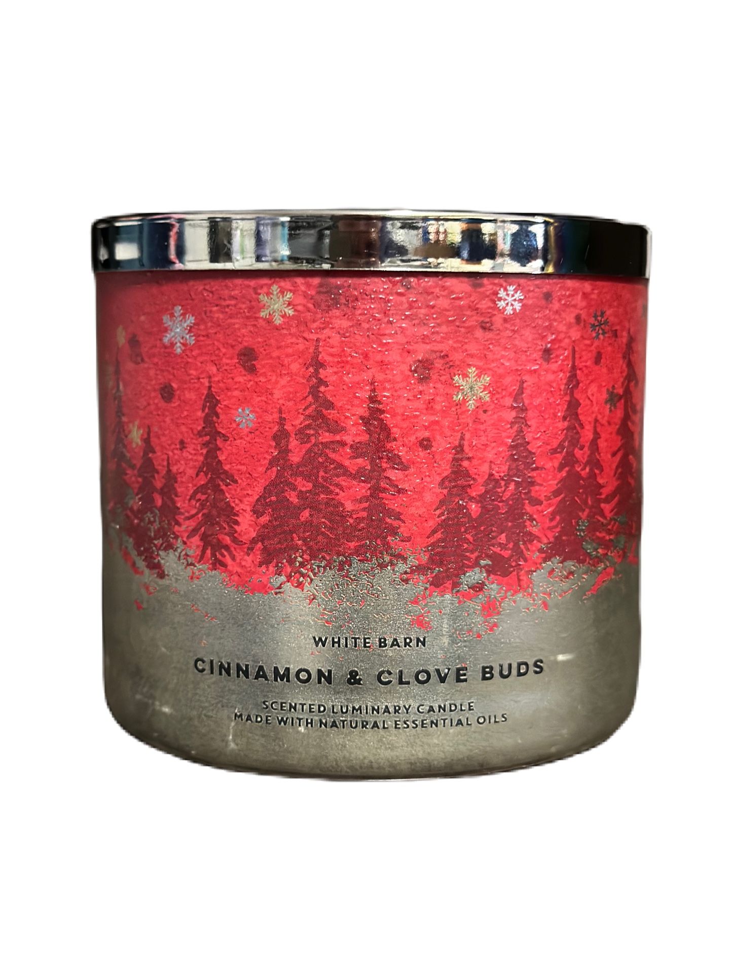 White Barn BBW 3-Wick Luminary Candle Cinnamon & Clove Bud