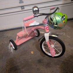 Toddler Bike With Helmet 