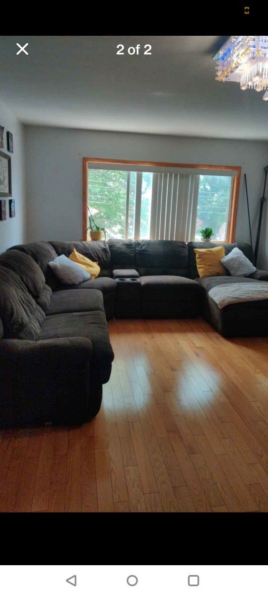 Brown Sectional