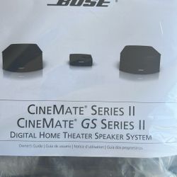 Bose CineMate GS II Speaker system  With Stand 