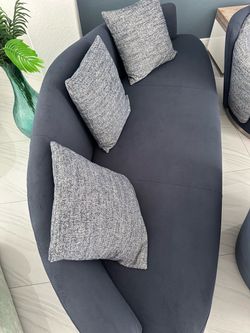 Sofa and accent chairs