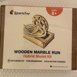 Smartstoy Wooden Marble Run Hybrid Model Kits STEM Kit, New And Sealed.