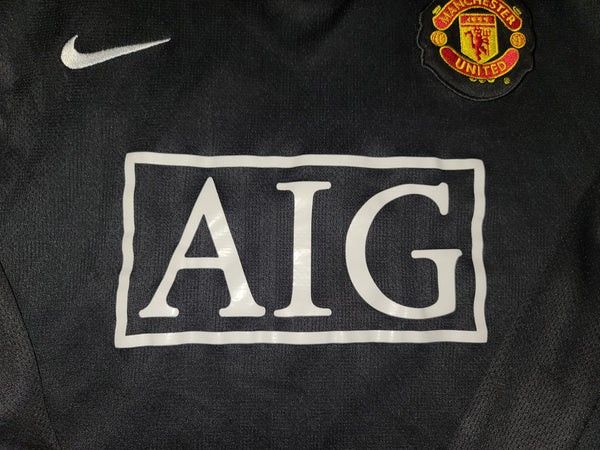 NIKE MANCHESTER UNITED 2004 AWAY RONALDO JERSEY BLACK - Soccer Plus