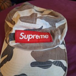 Supreme CAMO Hat Made In USA