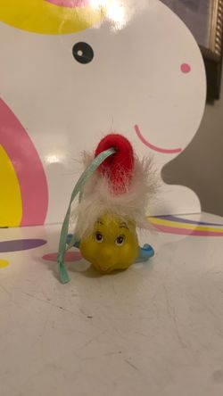 The Little Mermaid Flounder Christmas Ornament