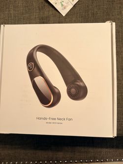 hands-Free Neck Fan Never Been Taken Out Of The Box