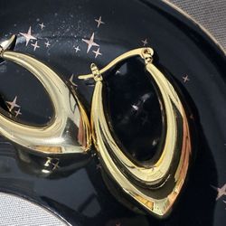 Gold Plated Hoops 