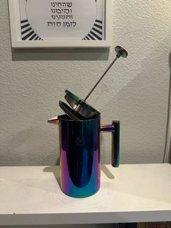 Rainbow French Press Coffee Maker