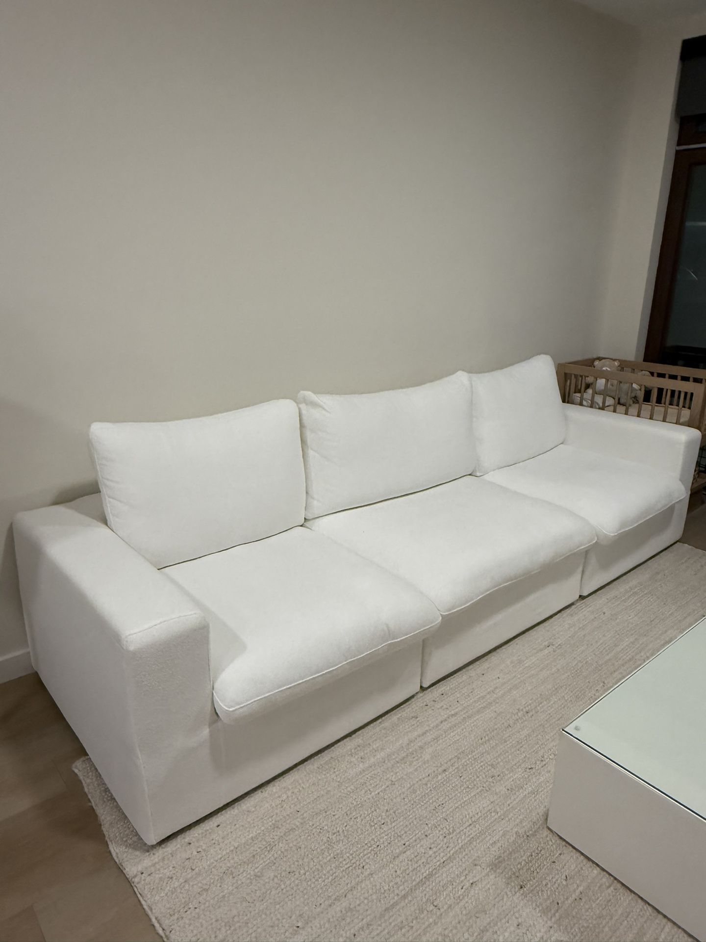 Sofa It’s L Sofa And Good Condition. We Have A Other Piece They Go Next To It.