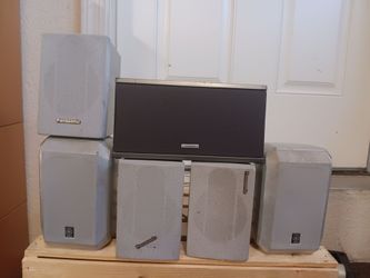 Mixed Lot of 6 Home Theater Speakers
