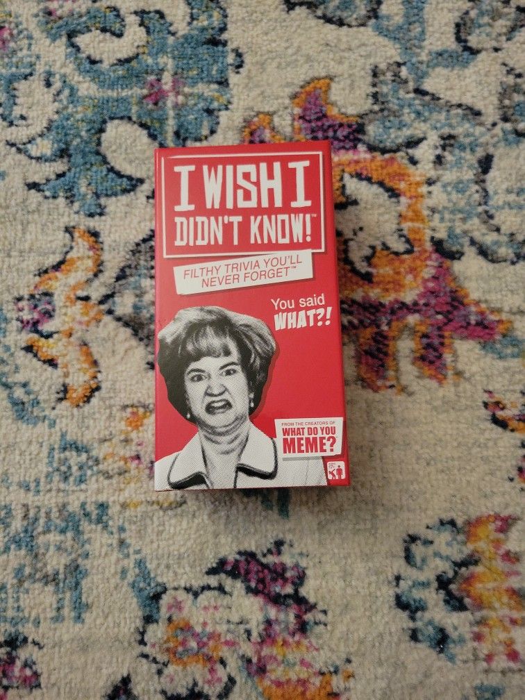 I Wish I Didn't Know!