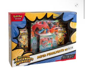 Mega Evolution  Asenced Heroes. Mega Feraligatr ex Box