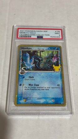 Pokémon TCG 2021 Mimikyu (Delta Species) Promo Holo SWSH136 EN PSA 9