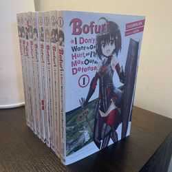 Bofuri Light Novel Volumes 1-8 And 10
