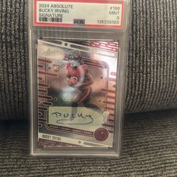 2024 Bucky Irving auto psa 9