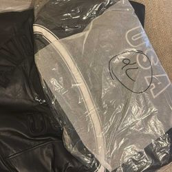 AVIREX  ICON  LEATHER JACKET BLACK