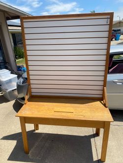 Hard wood work craft bench
