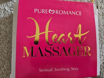 New in Box Pure Romance Heart Massager Heat Pack Reactivate and Reusable