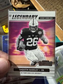 Saquon Barkley Panini Contenders Draft Picks Legendary Card