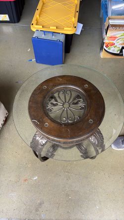 2 glass coffee tables