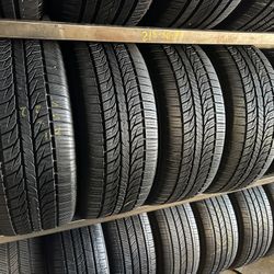 SET OF TIRE 225 55 17 GENERAL 85% LIFE