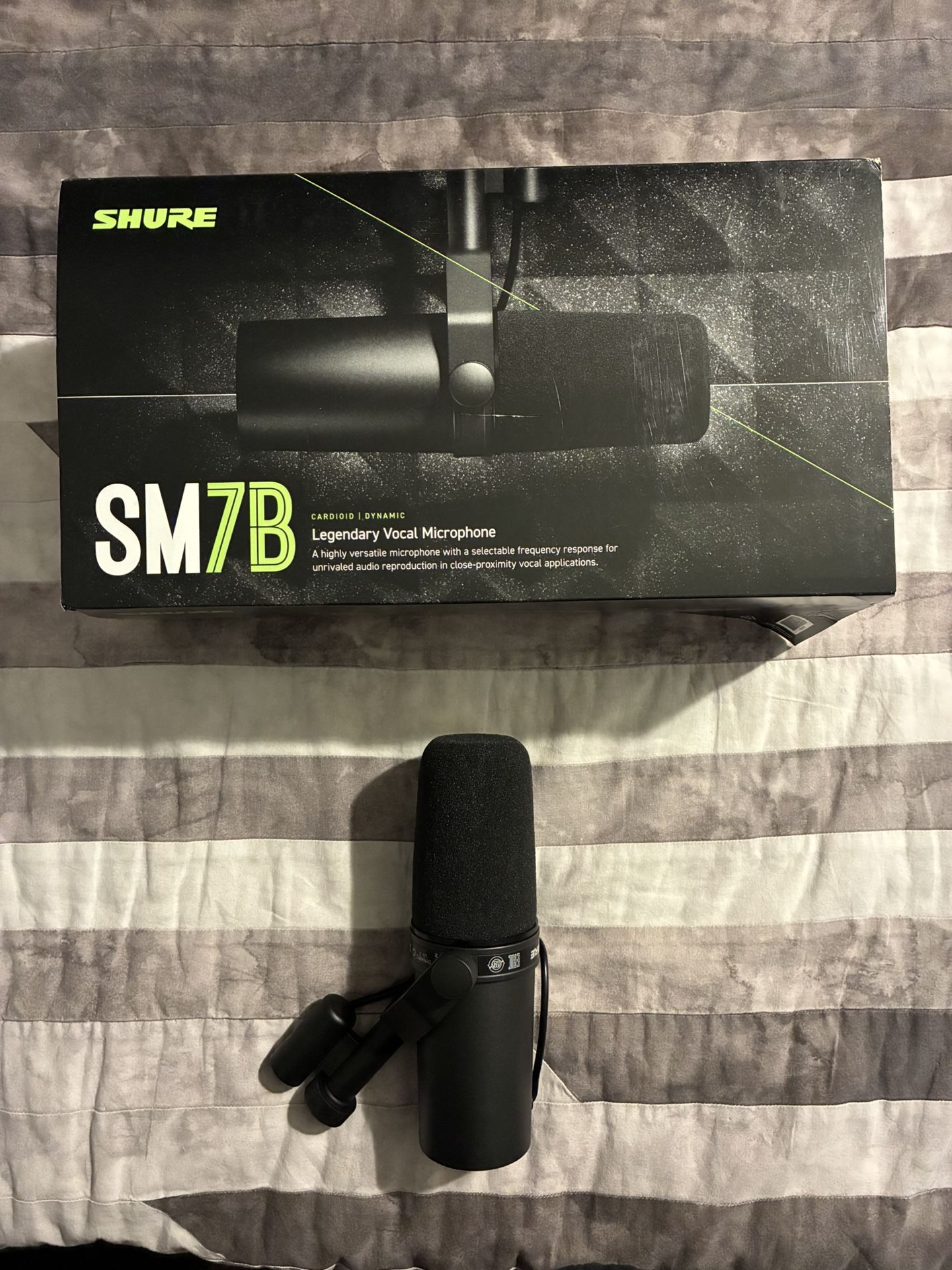 Shure SM7B Microphone(podcast/studio microphone)