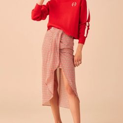 C/MEO COLLECTIVE Midi Skirt XS