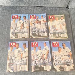 New York Yankees TV Guide Covers