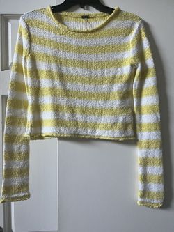 NEW Free People Cotton Sweater Xs