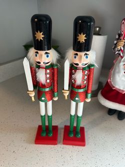 Set of 2 Nutcracker Christmas