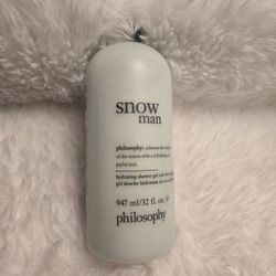 Snow Man Philosophy 32 Oz Bottle
