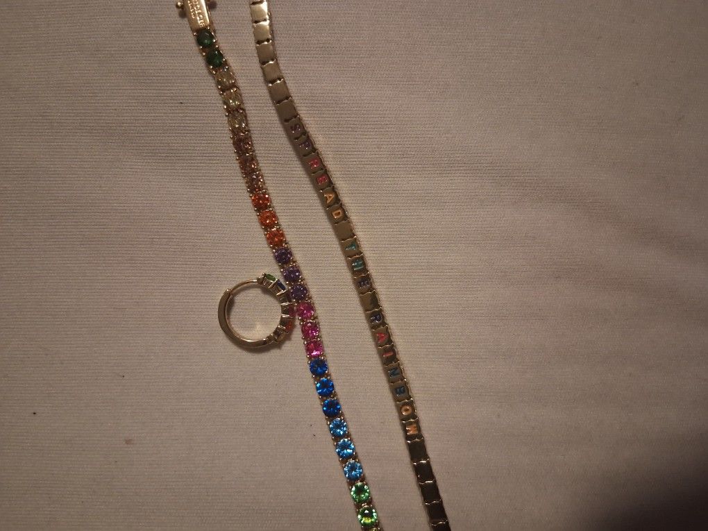 14k Kurt Geiger Chain And Bracelet