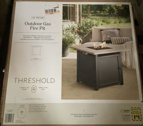 threshold 30 square outdoor gas fire table