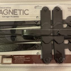 Rustic Aspen Magnetic Garage Door Hardware ( 6 - Piece Set ) Brand New 