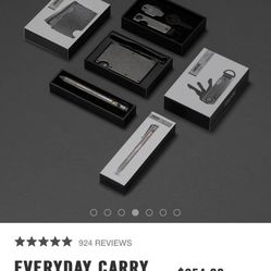 Brand New Ridge Titanium Wallet, Pen, Keychain Set.