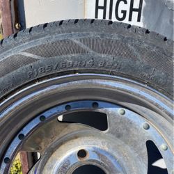 Old school Nissan rims four Lug