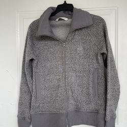 Woolrich Sip Up Jacket Soft Fleece Lined Zipped Jacket Gray size S