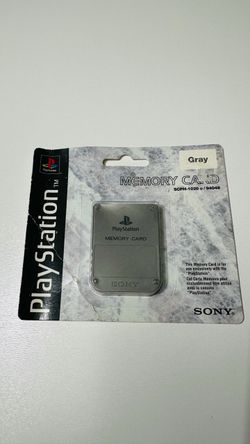 Sony PlayStation 1 Memory Card Gray