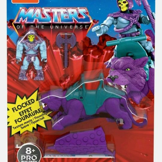 Mega Construx Skeletor And Pantor Flocked